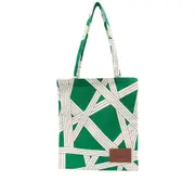 [Missoni Home] Missoni Home Striped Tote Bag ONE SIZE WHITE/GREEN