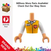 Genuine LEGO™ Nougat Torso Mini Doll Man Bright 072 6430666 New