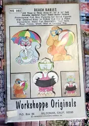 Workshoppe Originals Beach babies Full Size Patterns for Wood Figures