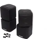 Dai-ichi LS32BK Dual Cube Pairs Surround Sound Four Cubes Attached In Pairs Black