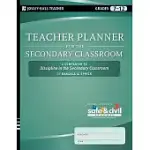 TEACHER PLANNER FOR THE SECONDARY CLASSROOM: A COMPANION TO DISCIPLINE IN THE SECONDARY CLASSROOM