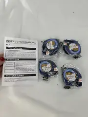 4PK Iron-on White Fabric Label Tape Refills 1/2in for DYMO LetraTag 18771