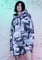 [Dolls Kill x Universal Monsters] On The Silver Screen Graphic Hoodie