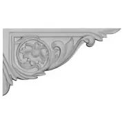 Lot of 6 Vincent, Right Stair Brackets, SB11X06VI-R 11"W x 6 1/4"H x 5/8"D