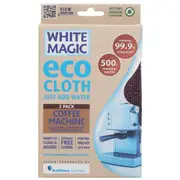 White Magic Coffee Machine Cloths 2Pk