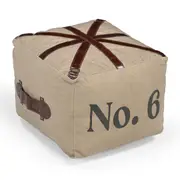 Square Pin Cushion Ottoman