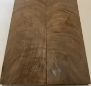 K D Figured Black Walnut /KnifeScales Pen Blanks 2-pcs 3/8”x2”x5 1/4” 3061