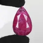 Certified Natural African Red Ruby Facet Pear Cut Loose Gemstone 141.6 Ct