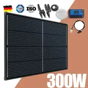 12V 300W Solar Panel Kit Mono Portable Home Off-Grid Caravan Camping Charging AU