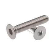 M3X16mm Hex Countersunk Screws Bolts Machine Socket Flat Head Cap 304 Stainless Steel Fully Threaded Metric Assortment Industry Furniture SUS