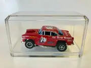 AUTO-WORLD ~ " GRIM REAPER " '55 CHEVY & Display NEW ~ use on AFX AURORA TYCO