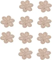 SMASOLO 25Pcs Flower Shaped Appliques for Clothes Decorative Patches for DIY Sewing Embroidery Craft for Clothing Bags Hats and More