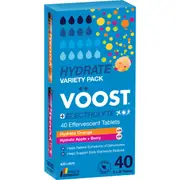 Voost Hydrate +Electrolyte Orange Apple & Berry Effervescent 40 pack