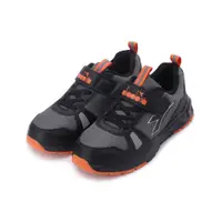 在飛比找蝦皮商城優惠-DIADORA 戶外越野運動鞋 黑橘 DA13085 大童鞋