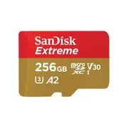 SanDisk Extreme MicroSDXC 256GB 190MB/s Memory Card
