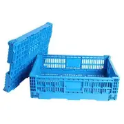 Collapsible Storage Bin Containe，43 Liter Transfer 23.6" L x 15.7" W x 7.1" H