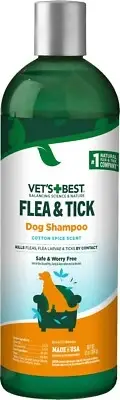 Vet's Best Bug Shampoo For Dogs Cotton Spice Scent, 12 Oz.