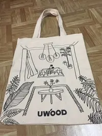 在飛比找Yahoo!奇摩拍賣優惠-UWOOD 優渥實木 經典風格帆布拖特包 環保包 手提包