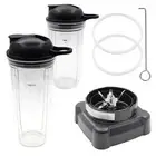 Replacement Parts New Blade with Cup and Lid Intended for Nutri Ninja Blender...