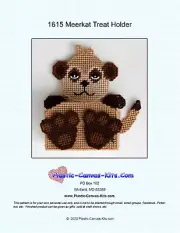 Meerkat Treat Holder-Plastic Canvas Pattern or Kit