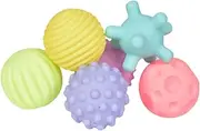 ERINGOGO 6pcs Grab Ball Massage Balls for for Babies Sensory Texture for Sensory Soft Ball Grabbing Ball Soft Vinyl