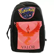 Pkmn 19" School Backpack - TEAM VALOR New (Anime Bookbag Bag Adjustable Strap)