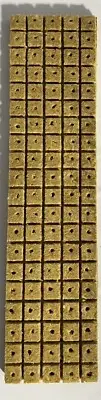 4X 100 Cube Sheets Hydroponics Grodan Rockwool Cutting Cloning Propagation Block