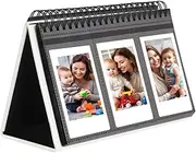 96 Pocket Desk Photo Album for Fujifilm Instax Mini 12/11/9/99/8/7S/40/EVO Instant Cameras,Fits Polaroid PIC - 300P/Z2300/LG PD 233/LG PD 239 and 2x3-inch Name Cards(White)