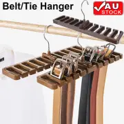Tie Belt Hanger Scarf Rack Holder Closet Rotate Hook Organizer Wardrobe Storage