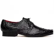 Marco Di Milano Leonardo Caiman Crocodile Derby Black