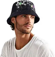 [DOCILA] Waterproof Bucket Hats for Men Plain Color Outdoor Fisherman Sun Caps