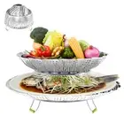 2 Layer Stainless Steel Vegetable Steamer Basket Veggie Steamer Basket ✍