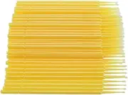 100 Pack Touch Up Paint Brushes 1mm Disposable Micro Applicators for Automotive Paint Chip Repair Car Detailing Cleaning Tools