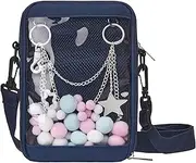 [KOOIJNKO] Ita Bag Small Clear Crossbody Bag Mini DIY Transparent Shoulder Messenger Bag