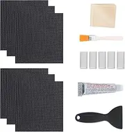 Trampoline Repair Set | Trampoline Mat Tears Repair Patches - Sport Equipment Maintenance Tool with Glue and Scraper for Inflatable Swimming Pool, Boat Bed, Tent
