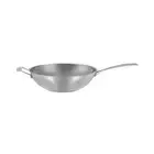 Scanpan Impact Wok 32cm Cast Stainless Steel Handle Stylish Satin Exterior