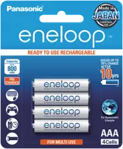 Eneloop AAA Rechargeable Batteries 4 Pack