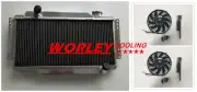 42MM 2ROW FOR TRIUMPH SPITFIRE 1975-1978 ALUMINUM RADIATOR 1976 1977 + Fans new