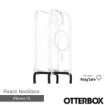 【OTTERBOX】IPHONE 15 6.1吋 REACTNECKLACE 簡約掛繩輕透防摔殼(透明)