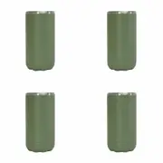 4x Annabel Trends 14.5cm S/S Can Beer Beverage Cooler Insulated Skinny Khaki