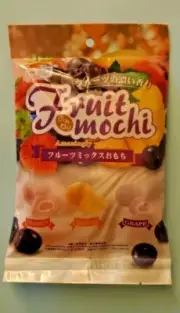 4 PACK FRUIT MOCHI STRAWBERRY, MANGO & GRAPE FLAVORS, 4.41 oz/126 g EACH