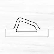 Modern Angular Charcuterie Board Handle Acrylic Router Template