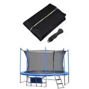 Xcceries 12/13/14/15 Ft Round 6/8 Pole Trampoline Enclosure Net Replacement