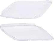 CLZCNQLX Left+Right Headlight Lens Cover Compatible for Mazda CX-7 2007 2008 2009 2010 2011 2012 Headlamp Lampshades Pair
