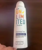 New Degree Unlimited Marine Dry Spray 3.8 oz Antiperspirant on the go