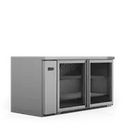 Williams Boronia - Two Door Stainless Steel Remote Back Bar Counter Display Refrigerator