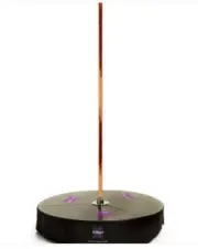 X-STAGE Standard 40mm Brass Spinning Static Dance Exercise X Pole Podium Set