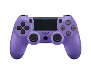 Wireless Game Controller Ps4 Controller Bluetooth Double Head Snowflake Handle Joystick Game Pad for Game Console 4-Purple Electric Light