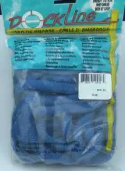 Unicord Double Braid Nylon Dock Line Rope 3/8" x 20 Ft Blue