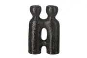 Academy Zephyr Flower Vase Ceramic Decorative Vessel Home Decor 33.5cm Black